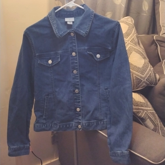 Jaclyn&Smith Jean Jacket Size L/G - Picture 3 of 8